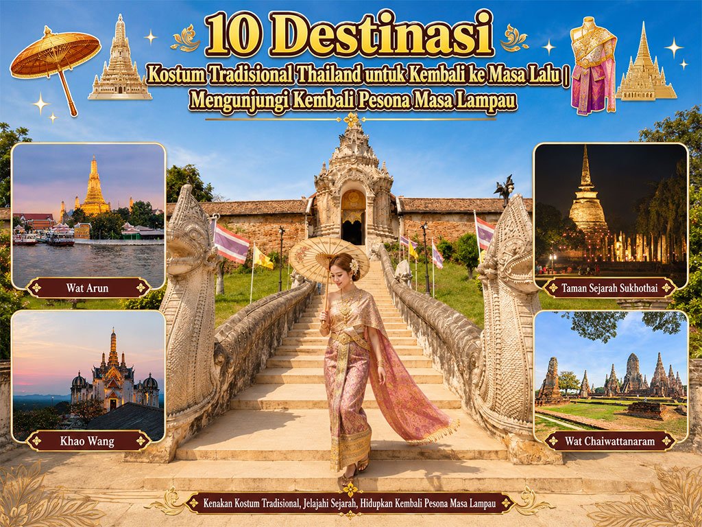 10 Destinasi Kostum Thailand Menelusuri Masa Lalu