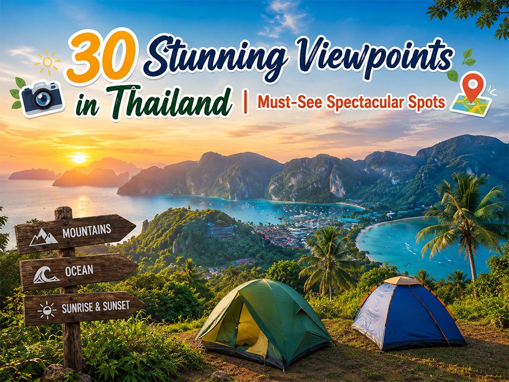 30 Tempat Pandang Indah di Seluruh Thailand