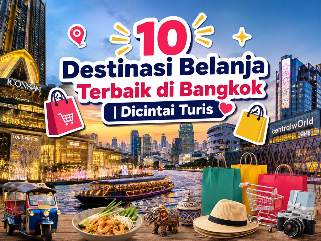 10 Destinasi Belanja Terbaik di Bangkok