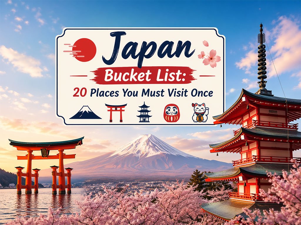 Daftar Jepang: 20 Tempat yang Wajib Dikunjungi Sek